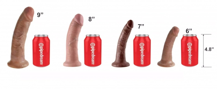 Dildo Size Chart 8 inches